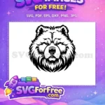 Free Cute Dog Faces Free Puppy Dog Heads Vector Free SVG 1 - Instant Download