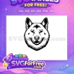 Free Dog Breed Faces Free Puppy Pet Portrait Free SVG - Instant Download