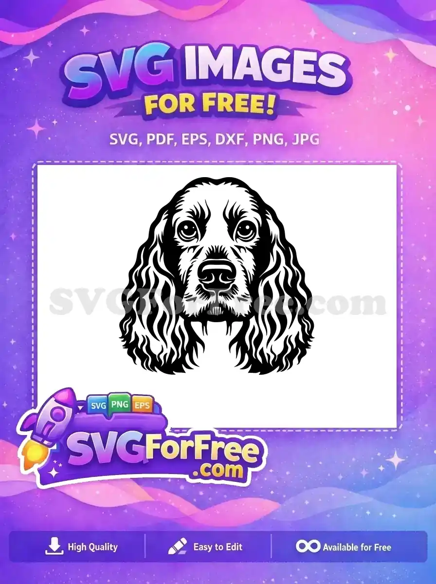 Free Cute Dog Free Heads Vector Animal Free SVG