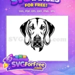 Free Cute Dog Heads Free Dog Heads Vector Free SVG - Instant Download