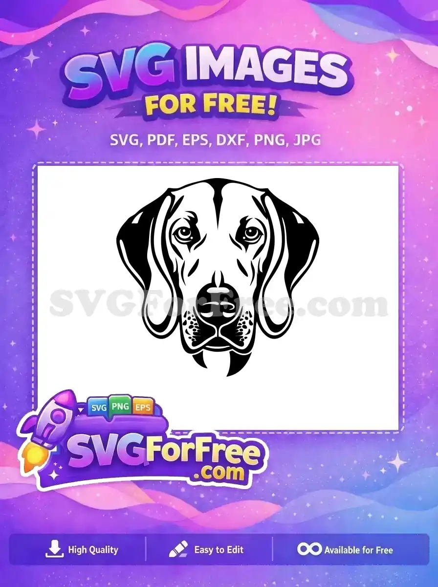 Free Cute Dog Heads Free Dog Heads Vector Free SVG