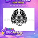 Free Cute Dog Faces Free Dog Breed Silhouette Free SVG - Instant Download