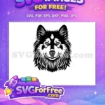 Free Friendly Dog Face Free Detailed Vector Art Dog Heads Free SVG - Instant Download