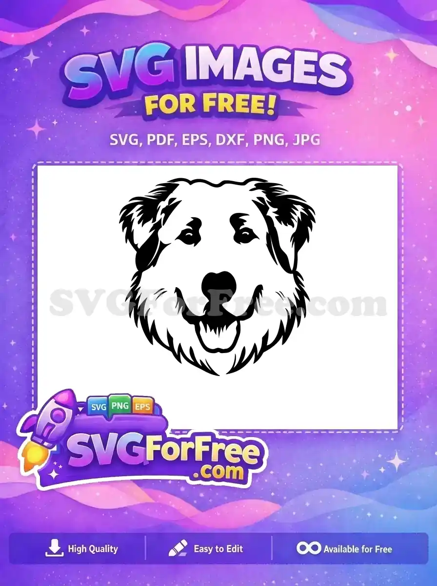 Free Dog Breed Faces Free Puppy Animal Portrait Free SVG 2