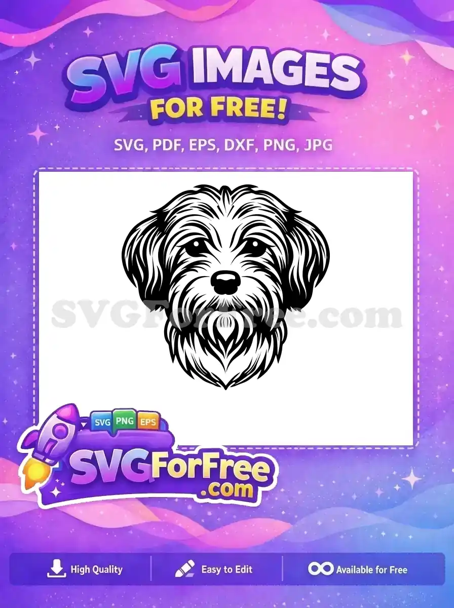 Free Cute Puppy Free Simple Dog Heads Drawing Free SVG