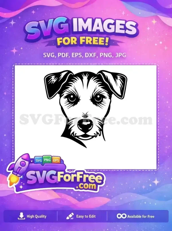 Free Black White Free Alert Terrier Vector Free SVG Free Black White Free Alert Terrier Vector Free SVG