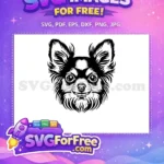 Free Cute Dog Faces Free Puppy Heads Vector Free SVG 5 - Instant Download