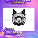 Free Cute Dog Heads Free Vector Art Funny Free SVG 2 - Instant Download