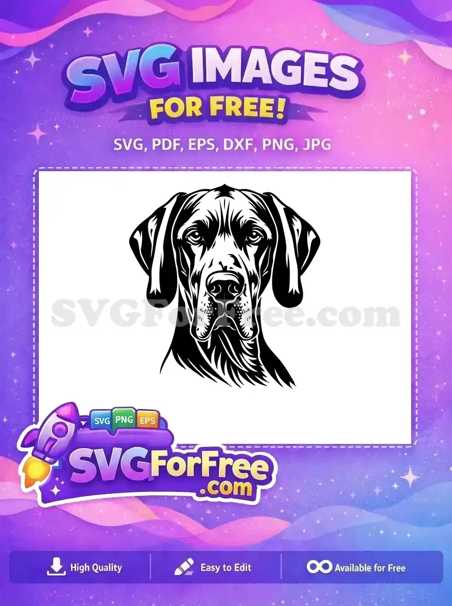Free Black Dog Head Free Dog Heads Vector Free SVG