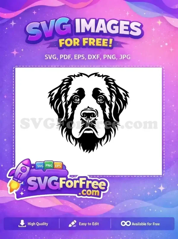 Free Cute Puppy Faces Free Dog Heads Vector Free SVG 2