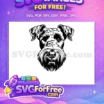 Free Dog Breed Free Cute Puppy Dog Heads Free SVG 4 - Instant Download