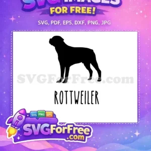 Free Black Silhouette Free Rottweiler Dog Lovers Free SVG Free Black Silhouette Free Rottweiler Dog Lovers Free SVG