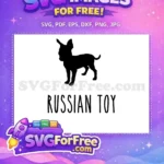 Free Russian Toy Free Outline Art Dog Lovers Free SVG - Instant Download