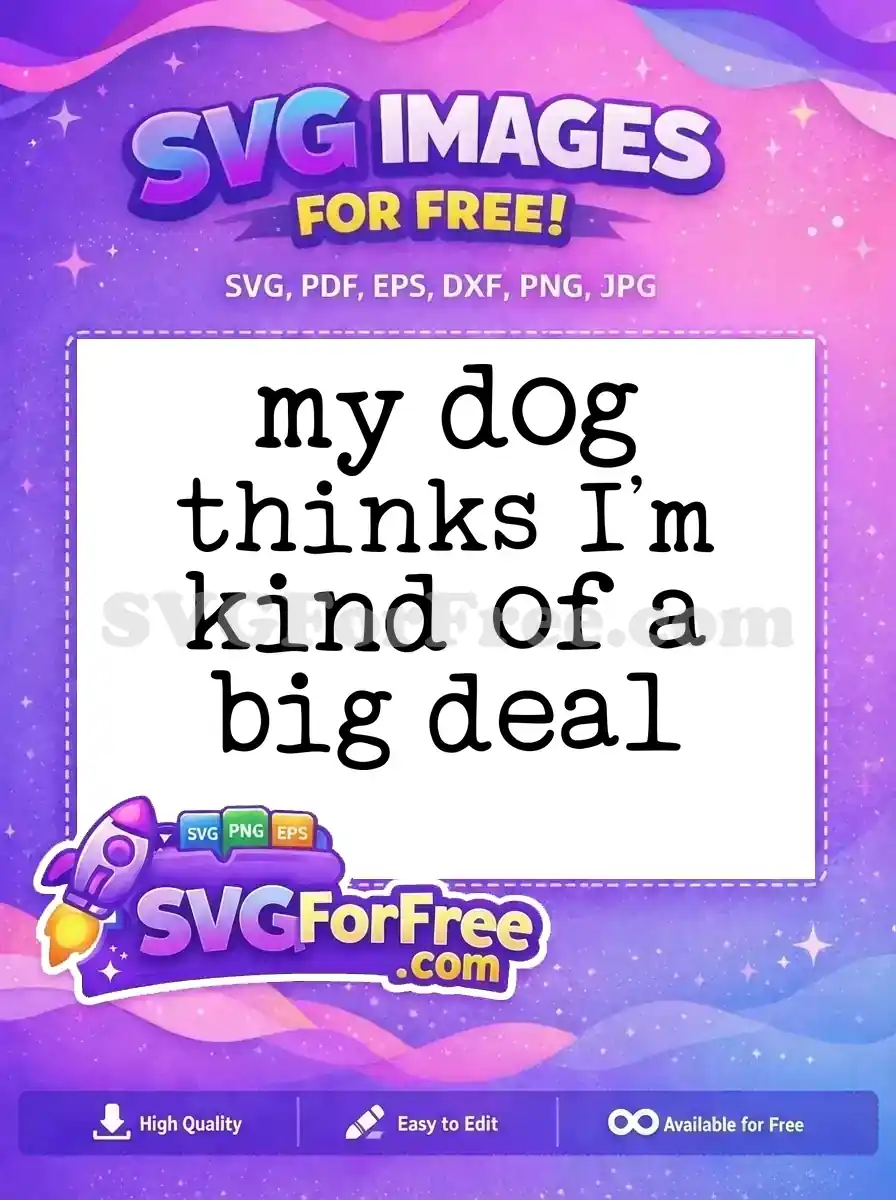 Free Proud Dog Free Black Text Dog Lovers Free SVG