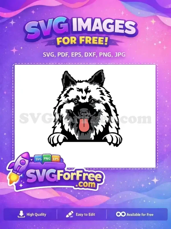 Free Happy Free Tongue Dog Peeker Vector Free SVG Free Happy Free Tongue Dog Peeker Vector Free SVG