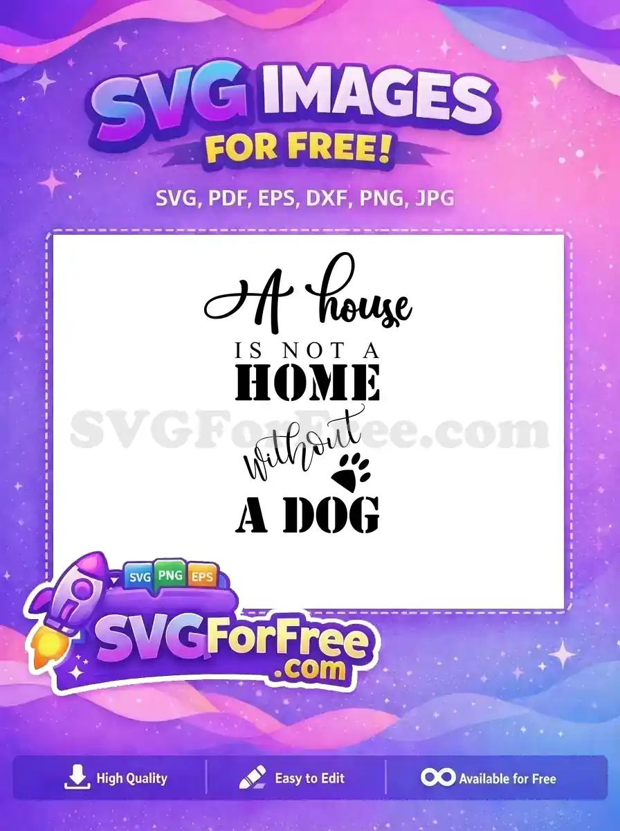 Free Black Dog Quote Free Paw Print Stencil Dog Quotes Free SVG