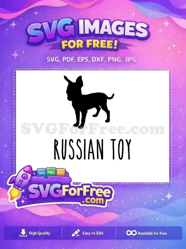 Free Russian Toy Dog Silhouette Free Black Canine Outline Dog Quotes Free SVG