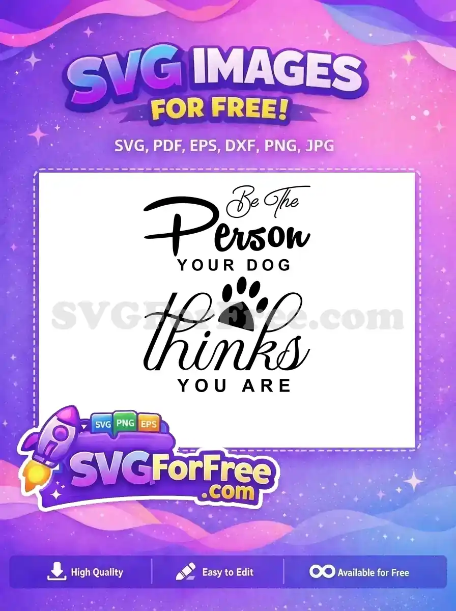 Free Black Paw Print Dog Lover Free Inspirational Quote Dog Quotes Free SVG