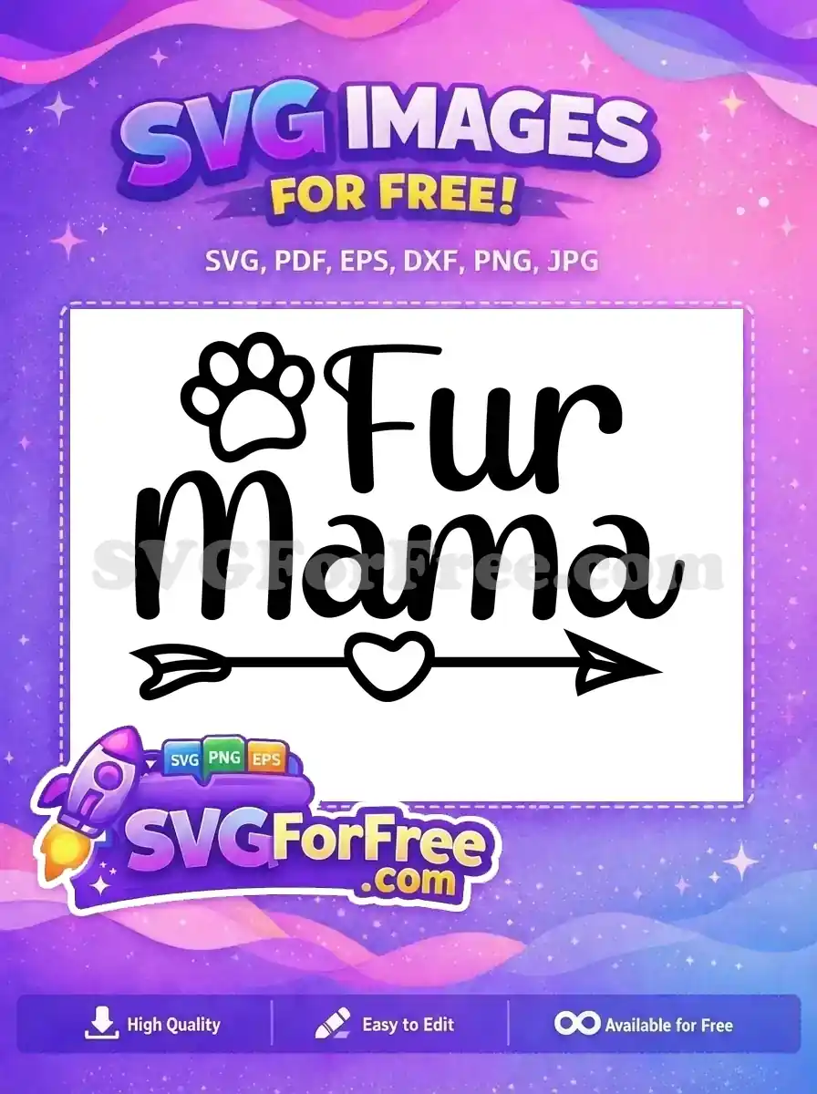 Free Paw Print Free Mama Heart Dog Quotes Free SVG