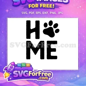 Free Black Paw Print Free Home Lettering Dog Free SVG Free Black Paw Print Free Home Lettering Dog Free SVG