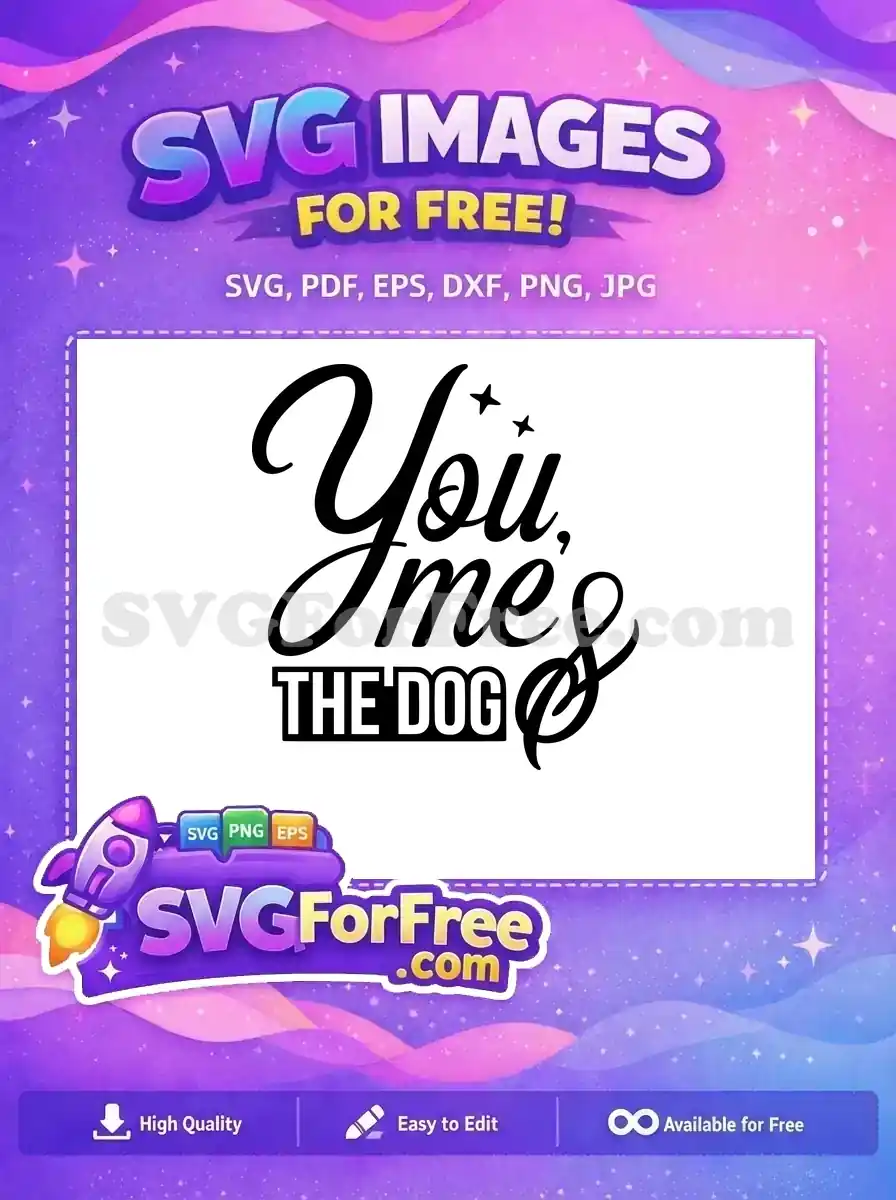 Free Script Stars Free Dog Text Quote Free SVG
