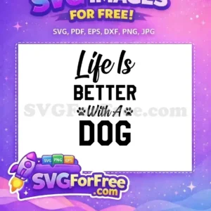 Free Black Text Free Paw Print Design Dog Quotes Free SVG