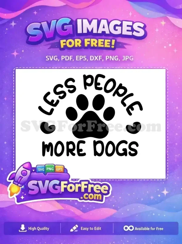 Free Paw Print Free Heart Quote Dog Free SVG