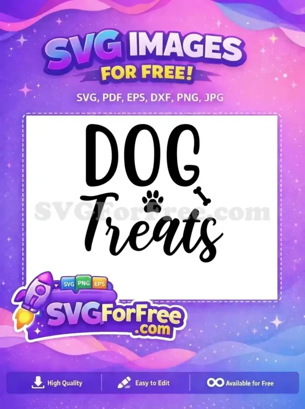Free Dog Paw Free Treats Bone Dog Quotes Free SVG