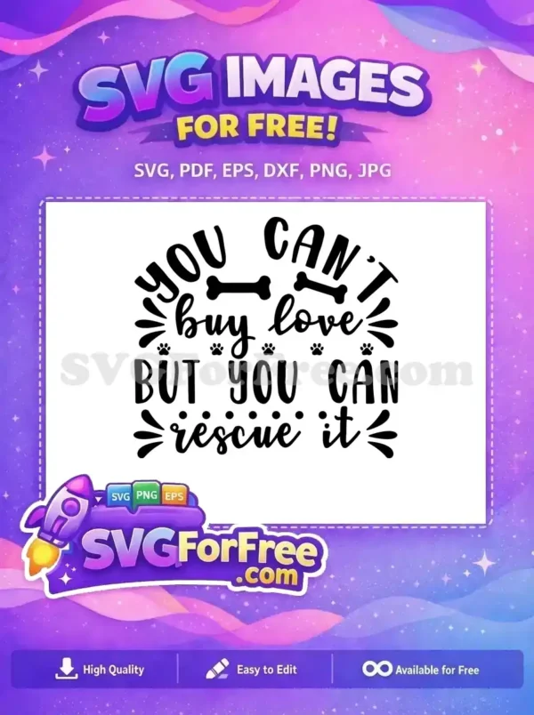 Free Black Pawprints Free Dog Rescue Quote Love Free SVG Free Black Pawprints Free Dog Rescue Quote Love Free SVG