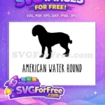 Free Black American Hound Free Dog Silhouette Quotes Free SVG - Instant Download