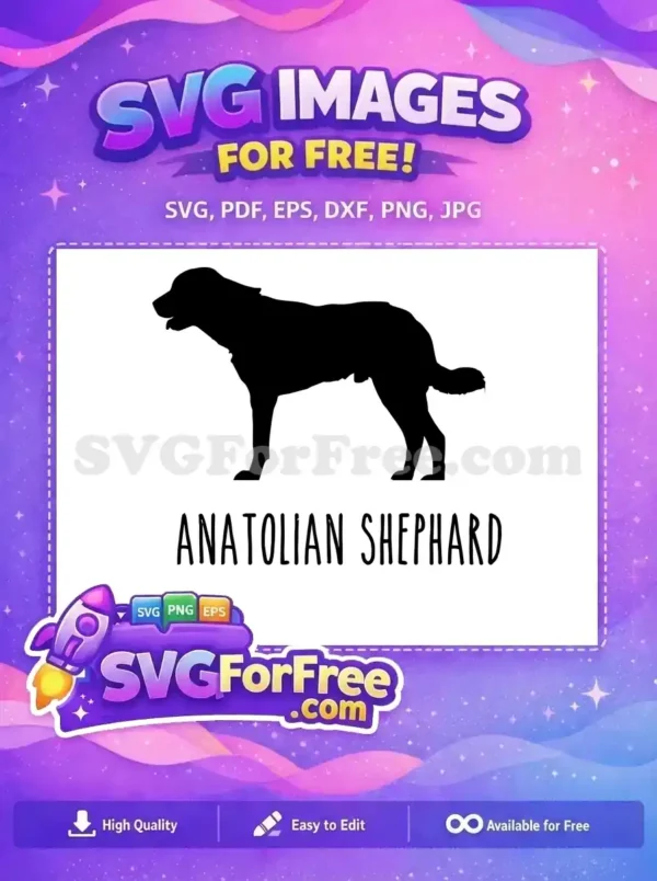 Free Black Silhouette Free Anatolian Shepherd Dog Quotes Free SVG Free Black Silhouette Free Anatolian Shepherd Dog Quotes Free SVG