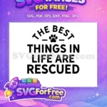 Free Paw Print Graphic Free Inspirational Pet Saying Dog Quotes Free SVG - Instant Download