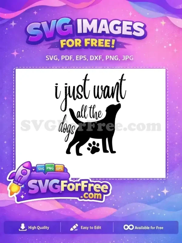 Free Distressed Black Dog Silhouette Free Paw Print Dog Quotes Free SVG