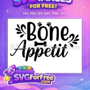 Free Black Paws Free Bone Appetit Dog Quotes Free SVG Free Black Paws Free Bone Appetit Dog Quotes Free SVG