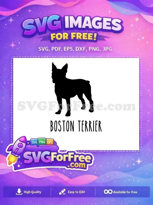 Free Boston Terrier Free Black Silhouette Dog Quotes Free SVG Free Boston Terrier Free Black Silhouette Dog Quotes Free SVG