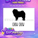 Free Fluffy Black Chow Free Loyal Pet Design Dog Quotes Free SVG - Instant Download