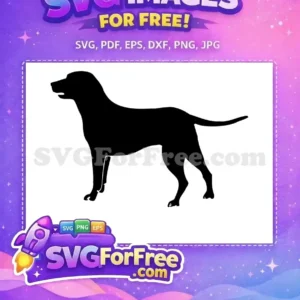 Free Black Dog Free Happy Outline Pet Design Free SVG