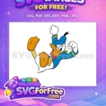 Free Angry Donald Duck Free Blue Outfit Disney Free SVG - Instant Download