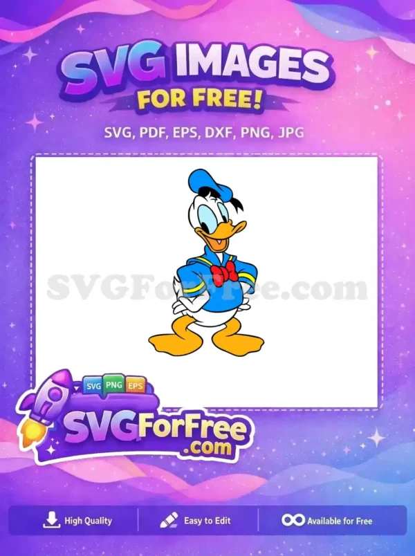Free Winking Blue Hat Free Red Bowtie Donald Duck Disney Free SVG Free Winking Blue Hat Free Red Bowtie Donald Duck Disney Free SVG