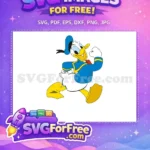Free Happy Donald Free Blue Sailor Outfit Disney Free SVG - Instant Download
