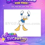 Free Angry Donald Frowning Free Blue Shirt Disney Free SVG - Instant Download