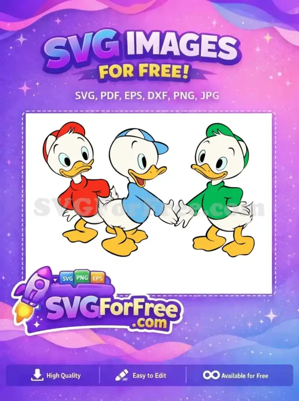 Free Happy Ducks Free Caps Donald Duck Disney Free SVG