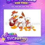 Free Donald banjo hat Free dancing nephews Disney Free SVG - Instant Download