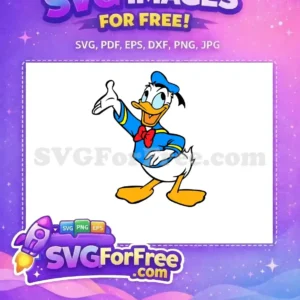 Free Blue Hat Free Happy Donald Duck Disney Free SVG