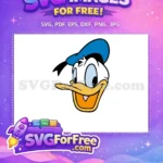 Free Happy Free Blue Hat Donald Duck Disney Free SVG - Instant Download