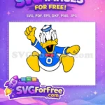 Free Happy Donald Free Blue Oregon Hat Disney Free SVG - Instant Download