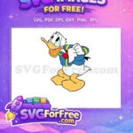 Free Worried Donald Free Blue Sailor Disney Character Free SVG - Instant Download