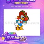 Free Donald Sombrero Free Red Shaking Maracas Disney Free SVG - Instant Download