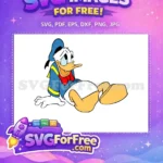 Free Sad Donald Free Blue Sailor Suit Disney Free SVG - Instant Download