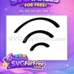 Free Abstract Curved Lines Free Simple Black Doodles Decoration Elements Free SVG - Instant Download